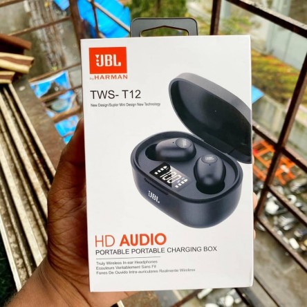 JBL -Tws T12 Bluetooth Wireless Earbuds