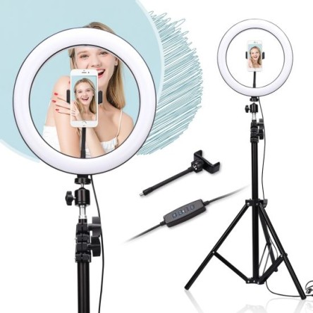 Ring Light with Stand For Tiktok Video 12 Inch